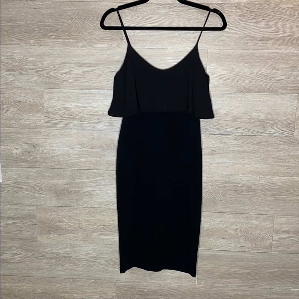 Beautiful BLACK MIDI DRESS